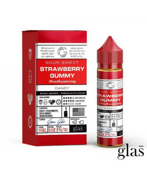 Strawberry Gummy by GLAS Basix Eliquid 60ml