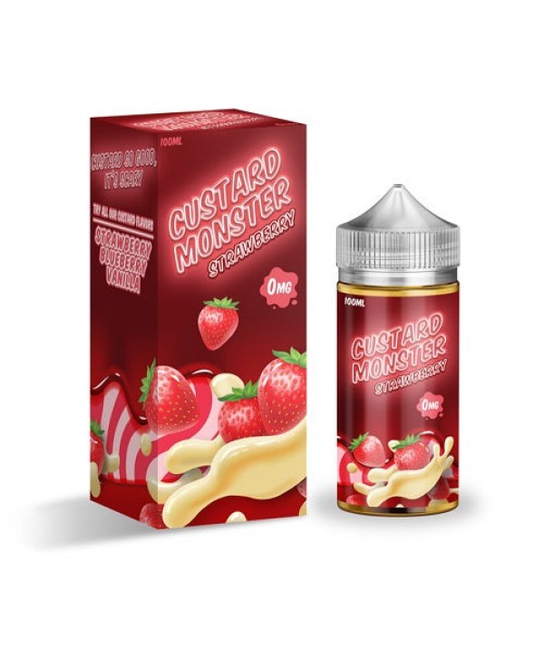 Custard Monster Strawberry Custard by Jam Monster 100ml