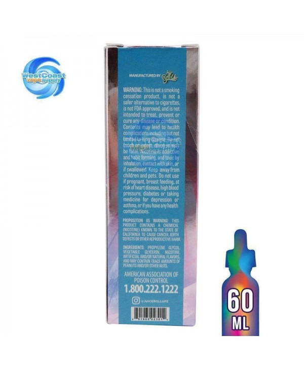 Blue Raspberry Cotton Candy by Carnival Juice Roll Upz 60ml