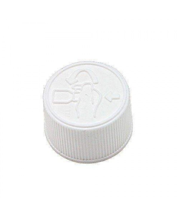 White CRC for Vapetek 30ml 120ml and 180ml PET Bottles 10 Pack
