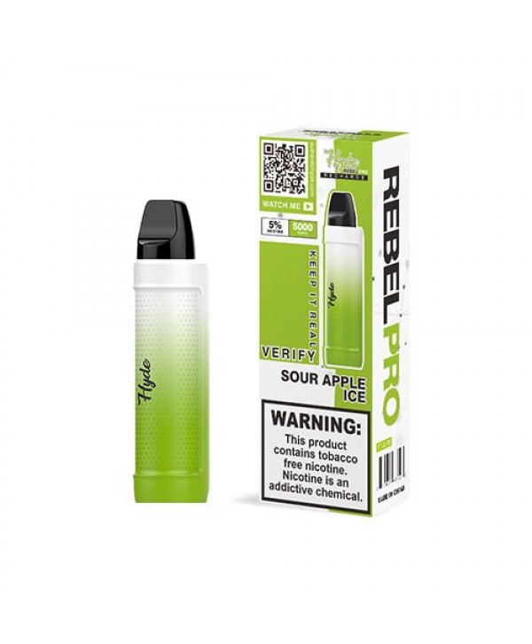Hyde Rebel Pro RECHARGE Disposable Vape 5000 Puffs