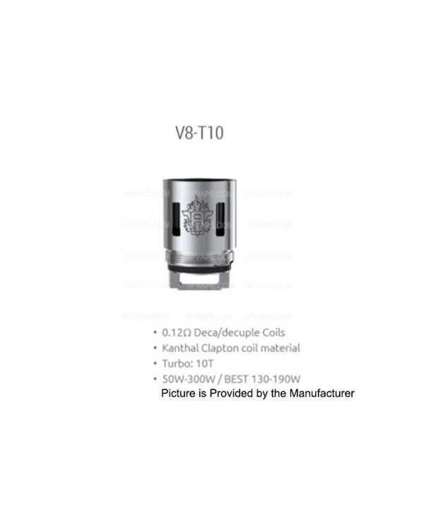 SMOK TFV8 Coils V8-T10 Turbo Engines Replacement 3-Pack